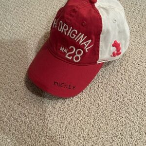 Red and White Kids Cap